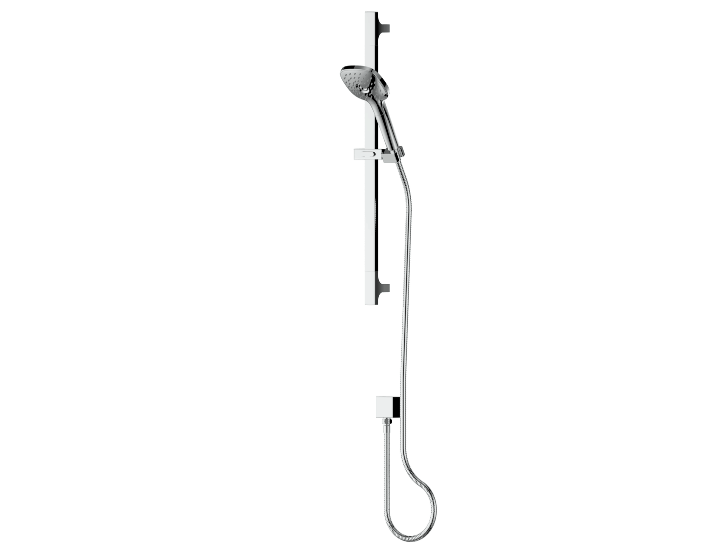 Corban Rail Shower - Chrome