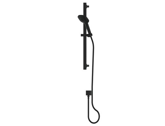 Corban Rail Shower - Matte Black