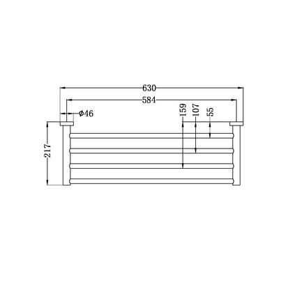 Nero Mecca Towel Rack