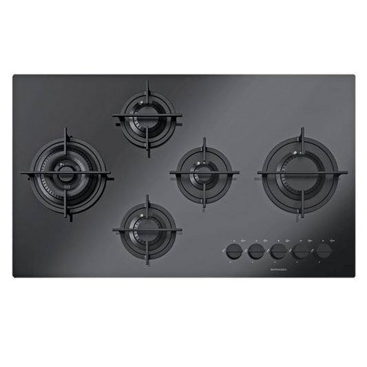 Barazza Mood 90cm Built-in Hob Black Glass Ceramic