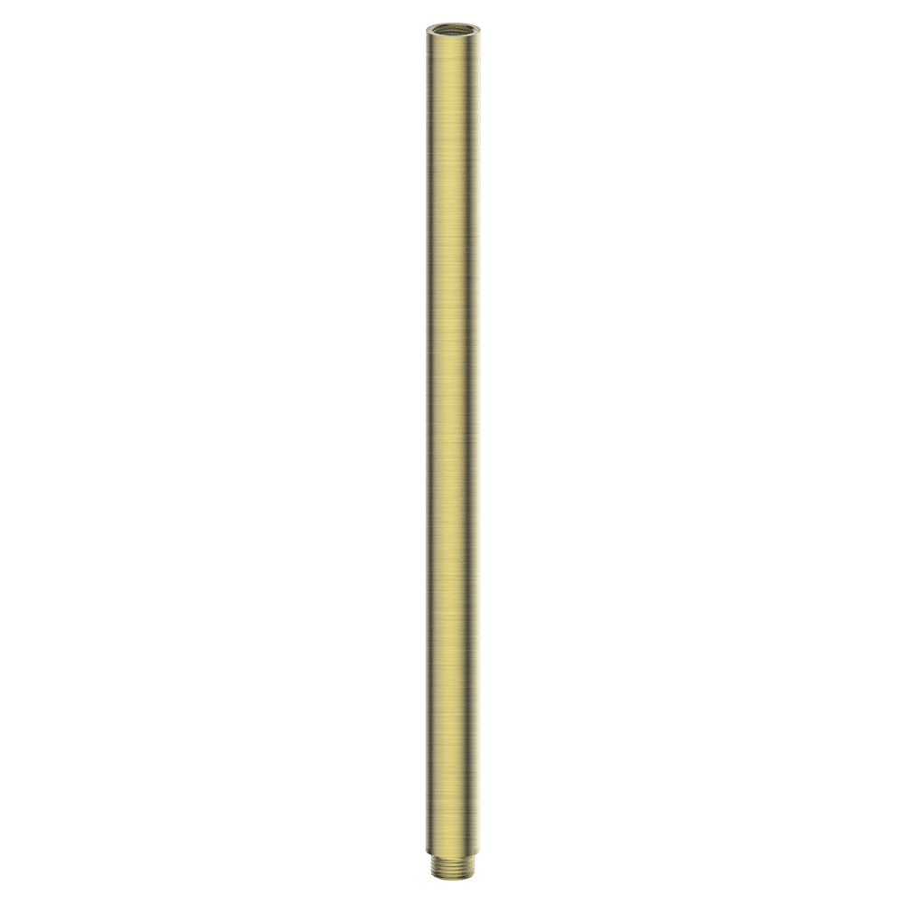 Brass 400mm Round Dropper - Brushed Brass