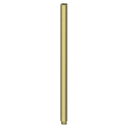 Brass 400mm Round Dropper - Brushed Brass