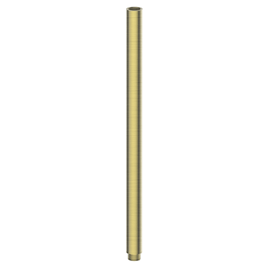 Brass 400mm Round Dropper - Brushed Brass
