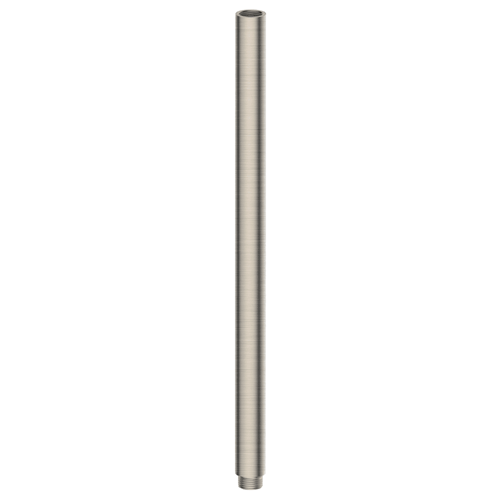 Brass 400mm Round Dropper - Brushed Nickel