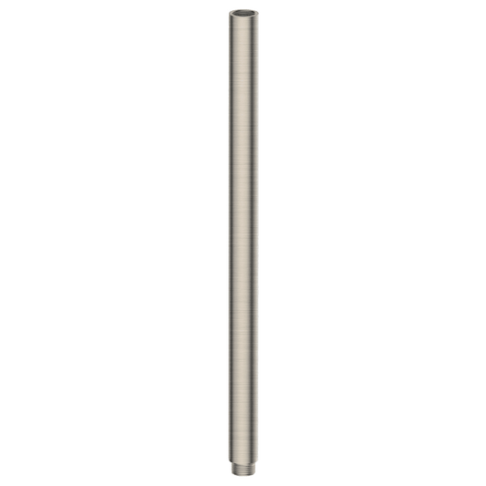 Brass 400mm Round Dropper - Brushed Nickel