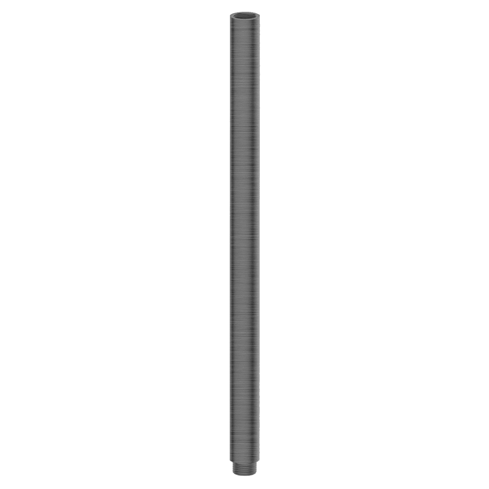 Brass 400mm Round Dropper - Gun Metal