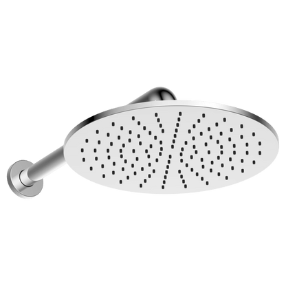 Brass Round Horizontal Shower 300mm - Gun Metal