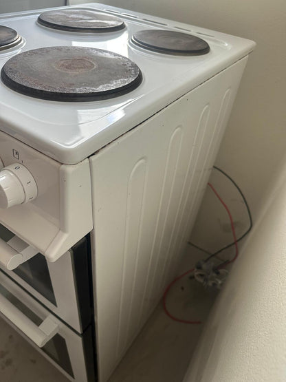 Everdure UFEE507W 50 cm White Freestanding Electric Cooker – Tested n Approved by Qualified Trade