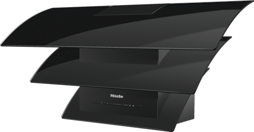 DA 7198 W Triple Black Wall mounted cooker hood