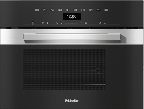 DGM 7440 PureLine CleanSteel Steam oven with microwave
