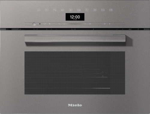 DGM 7440 VitroLine Graphite Grey Steam oven with microwave