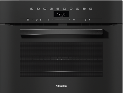 H 7440 BM VitroLine Obsidian Black Speed Oven