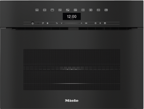 H 7440 BMX Handleless ArtLine Obsidian Black Speed Oven