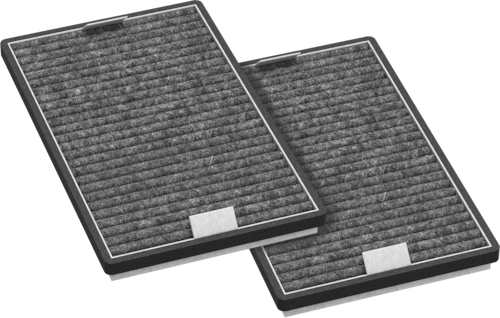 DKF 19-P Odour filter with active charcoal