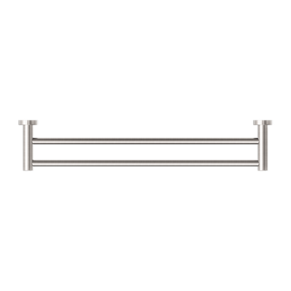 Nero Mecca 600mm Double Towel Rail
