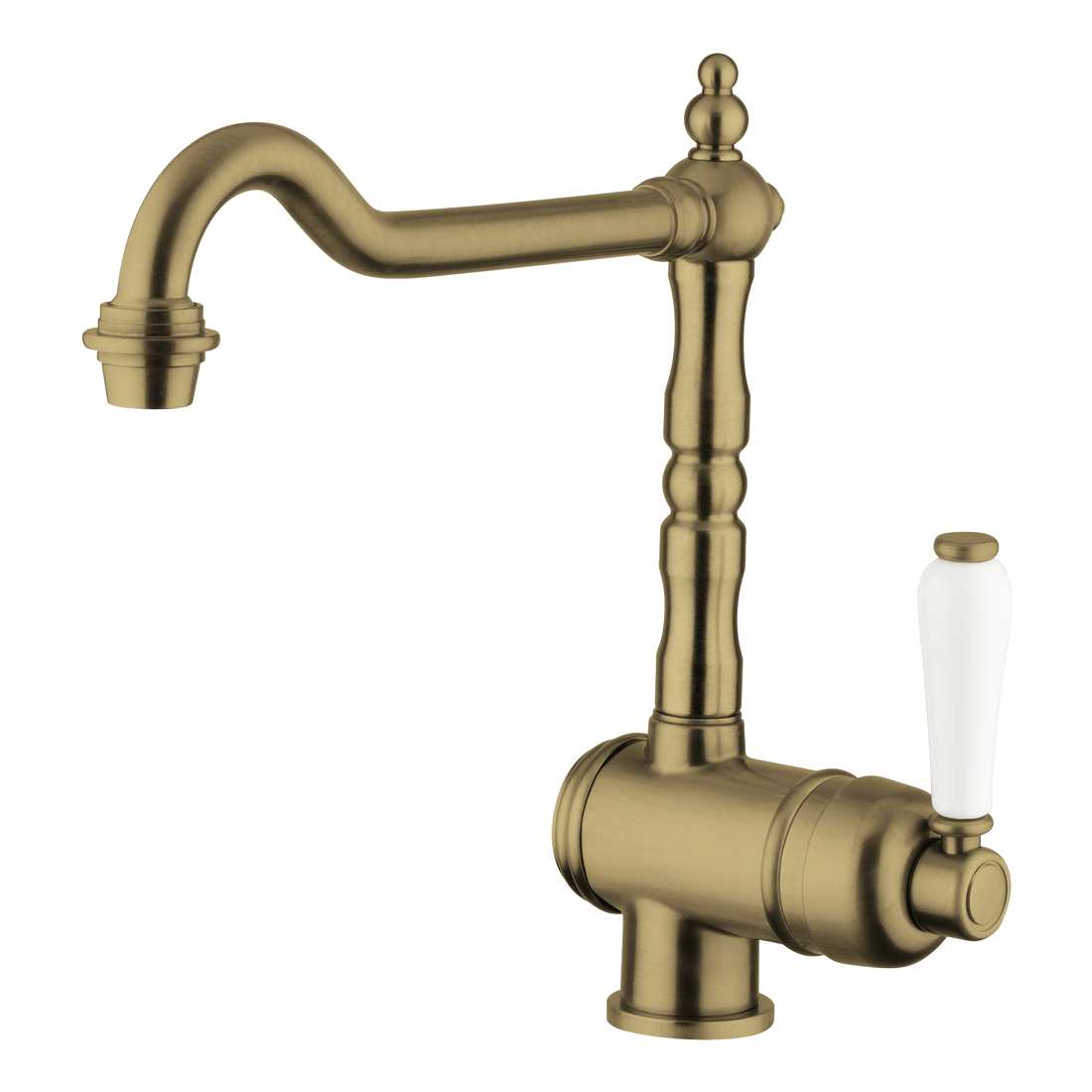 Provincial Single Lever Kitchen Mixer Lead Free - Bronze
