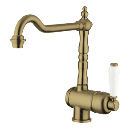 Provincial Single Lever Kitchen Mixer Lead Free - Bronze