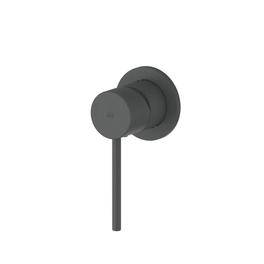 Maci Shower Mixer w/Mini Plate - Pvd Gunmetal