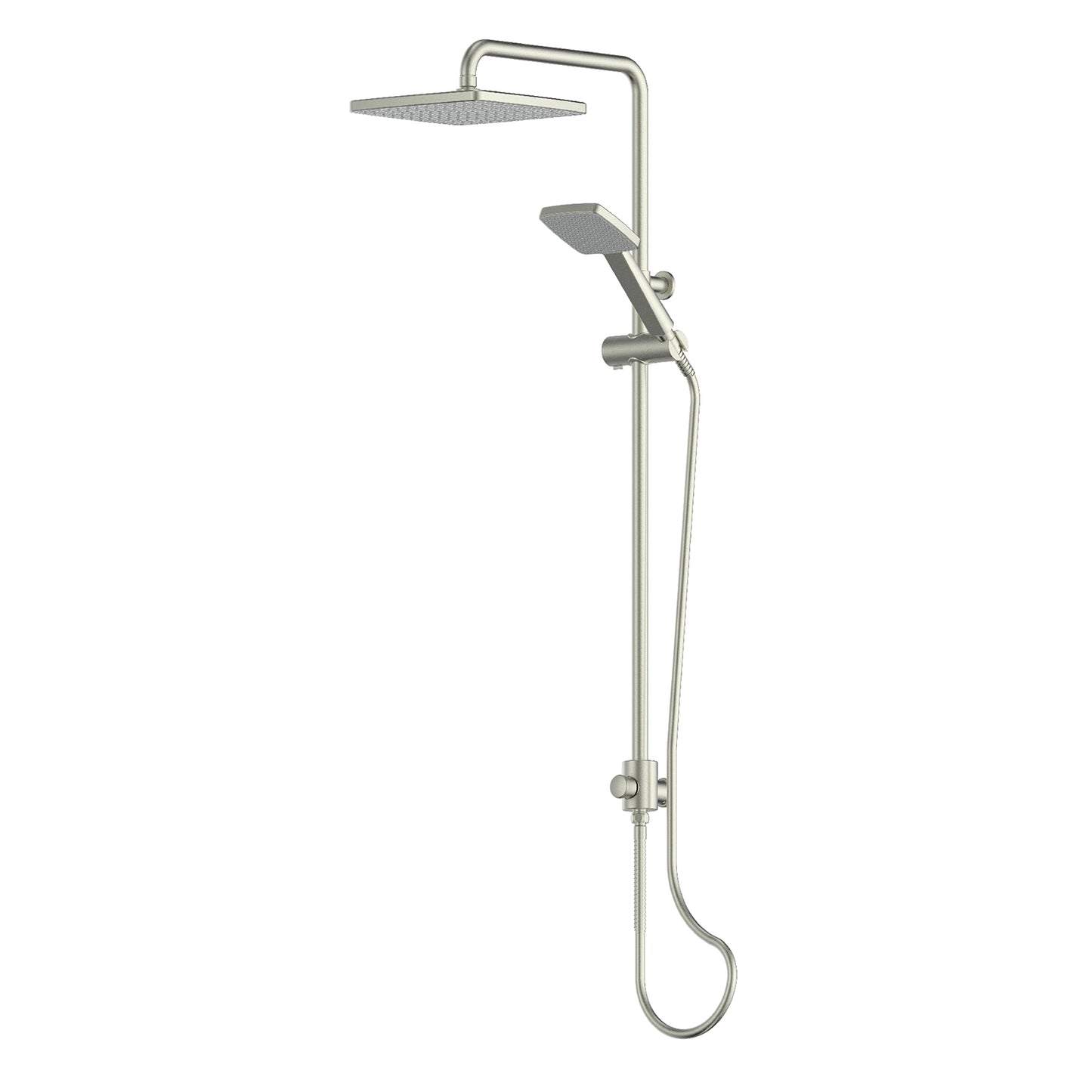Glide Syntra RainBoost® Twin Rail Shower - Pvd Brushed Nickel