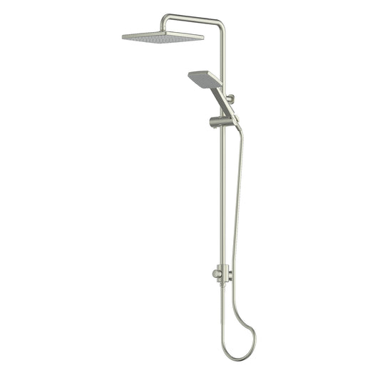 Glide Syntra RainBoost® Twin Rail Shower - Pvd Brushed Nickel
