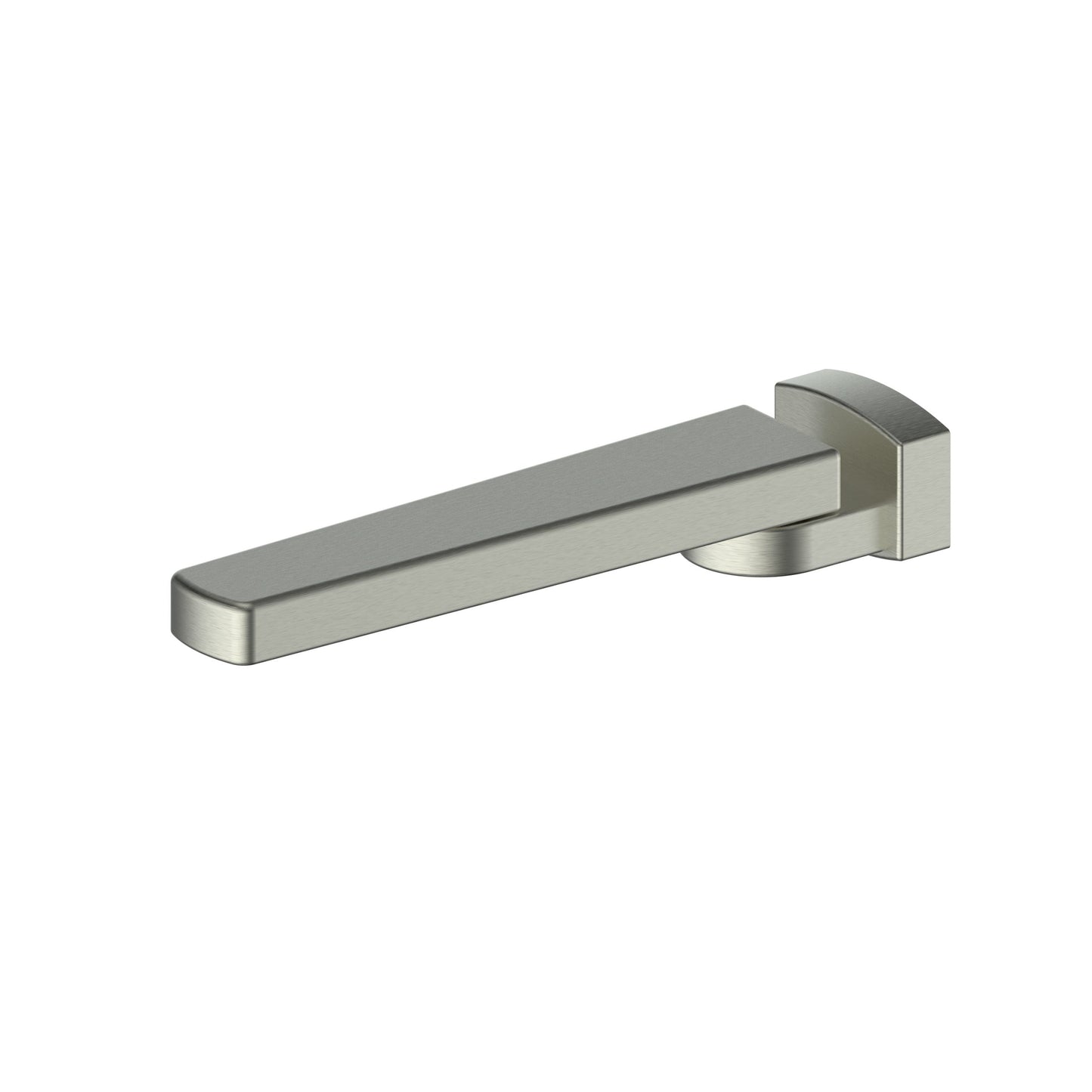 Greens Swivel Bath Spout - Square - Pvd Brushed Nickel