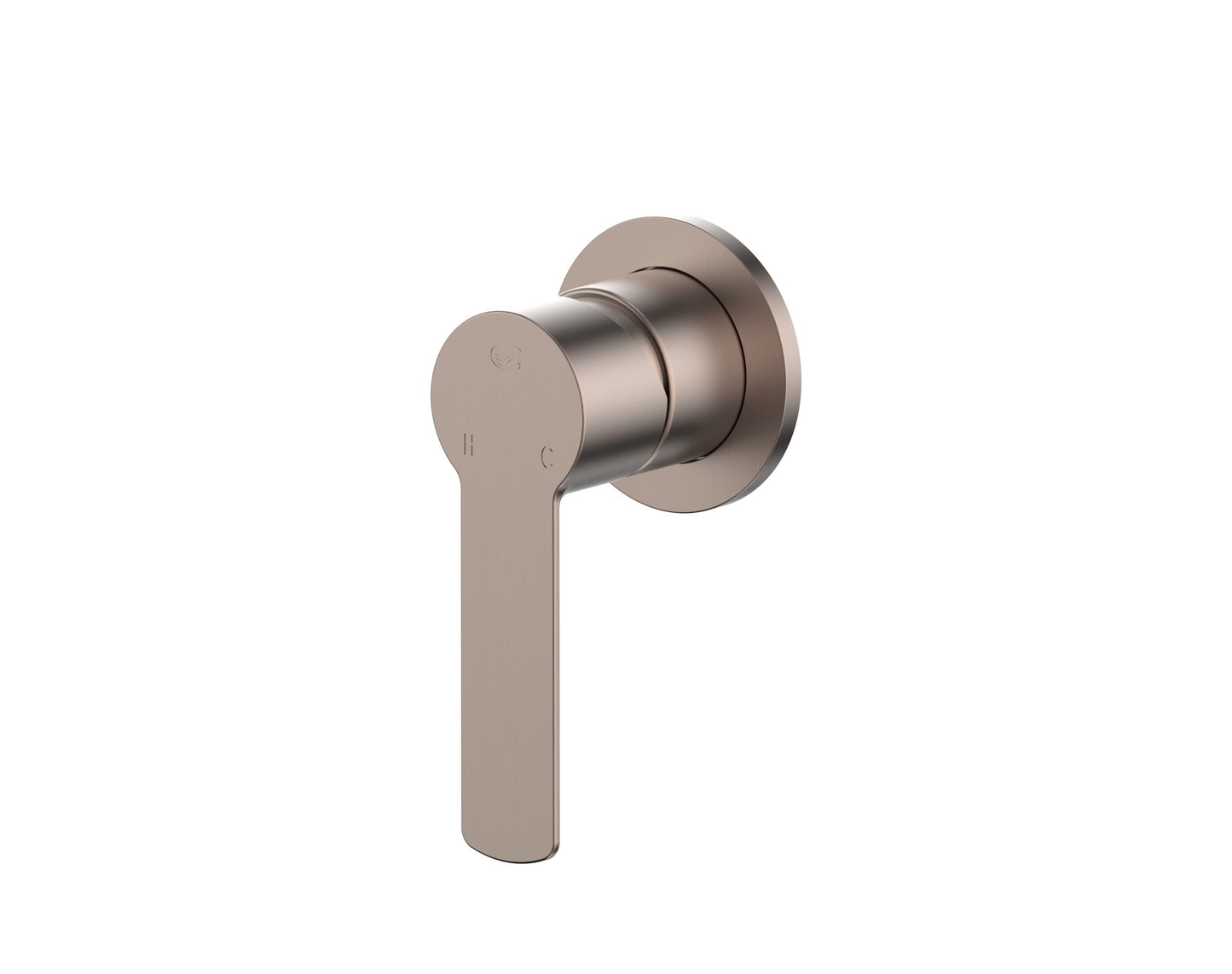 Astro II Shower Mixer w/Mini Plate - Pvd Brushed Bronze