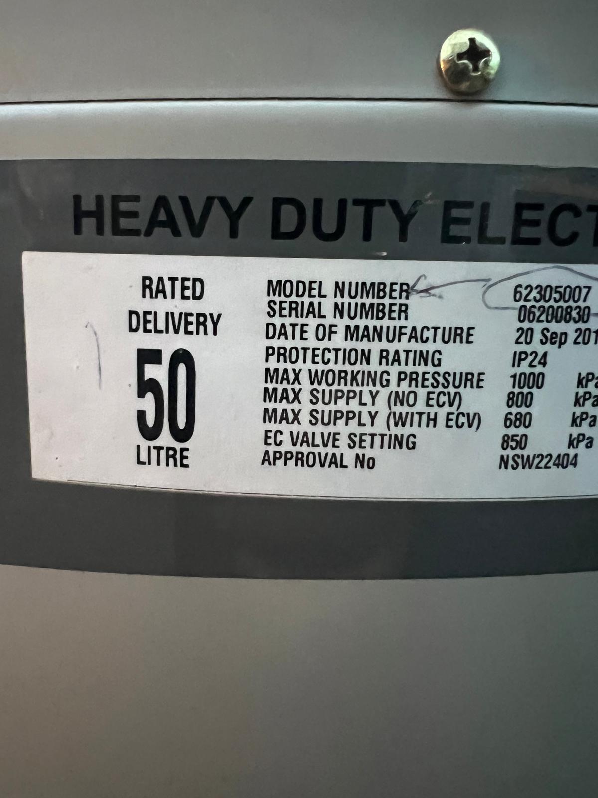 Everhot PRO 50L Heavy Duty Electric Hot Water System – Quality Used | Tested & Cleaned | Reno Spares