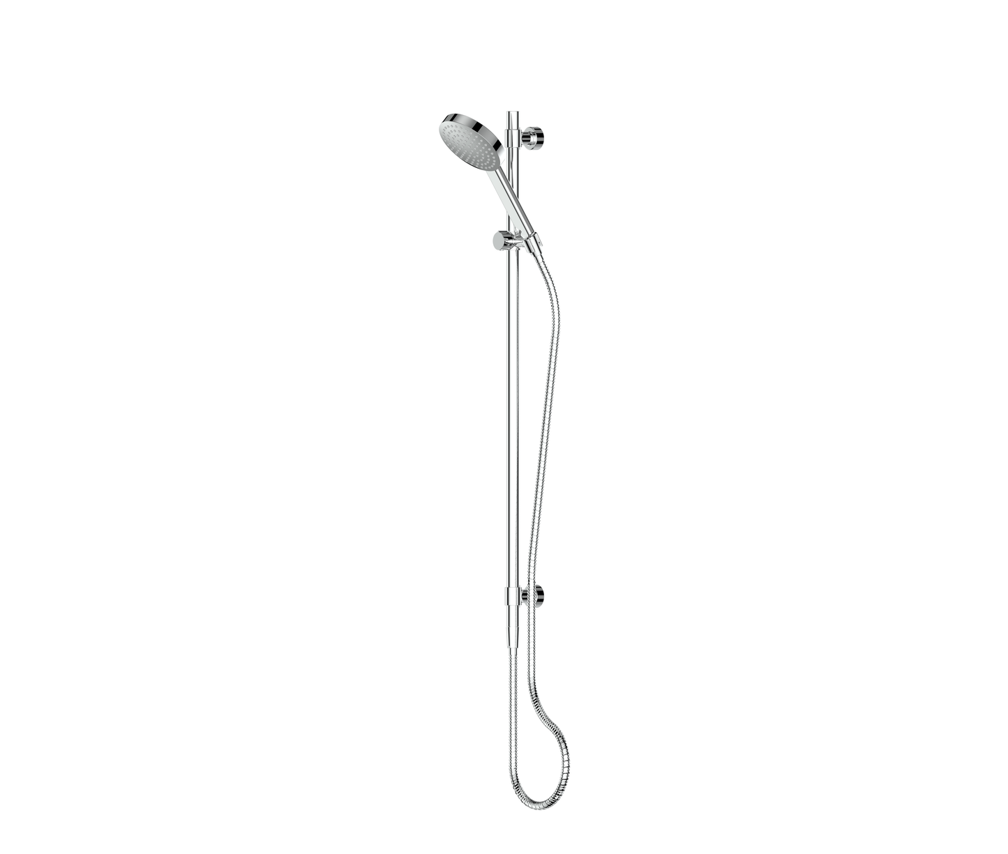 Lavish Brass Rail Shower - Chrome