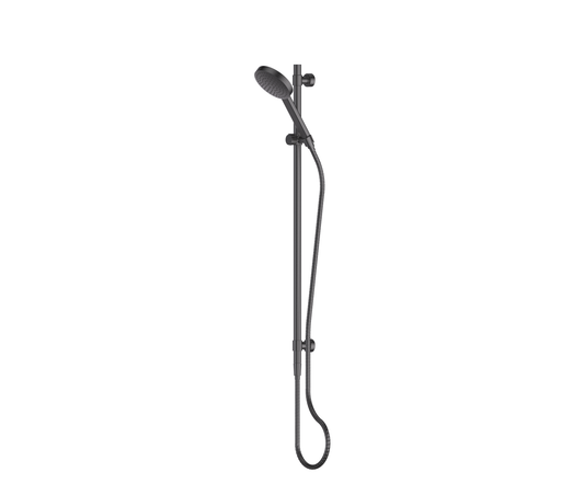 Lavish Brass Rail Shower - Pvd Gunmetal
