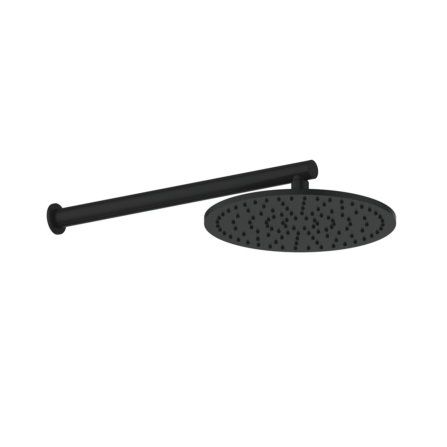 Lavish Brass Wall Shower - Pvd Matte Black