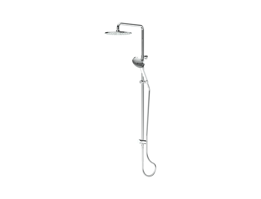 Lavish Brass Twin Rail Shower - Chrome
