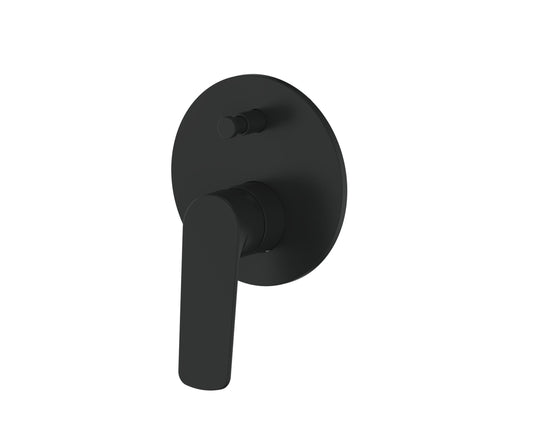 Novi Shower Mixer w/Diverter - Pvd Matte Black