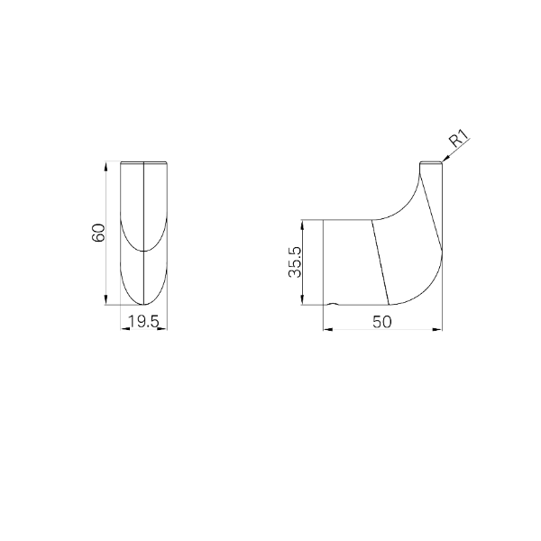 Elgin Robe Hook
