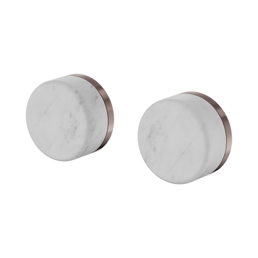 Serenity Wall Top Assembly With Carrara Handle Brushed Bronze