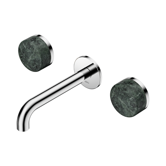 Nero Serenity 24D036CH Wall Basin Set 160mm Spout With Verde Alpi Handle  5 Star / 5LPM