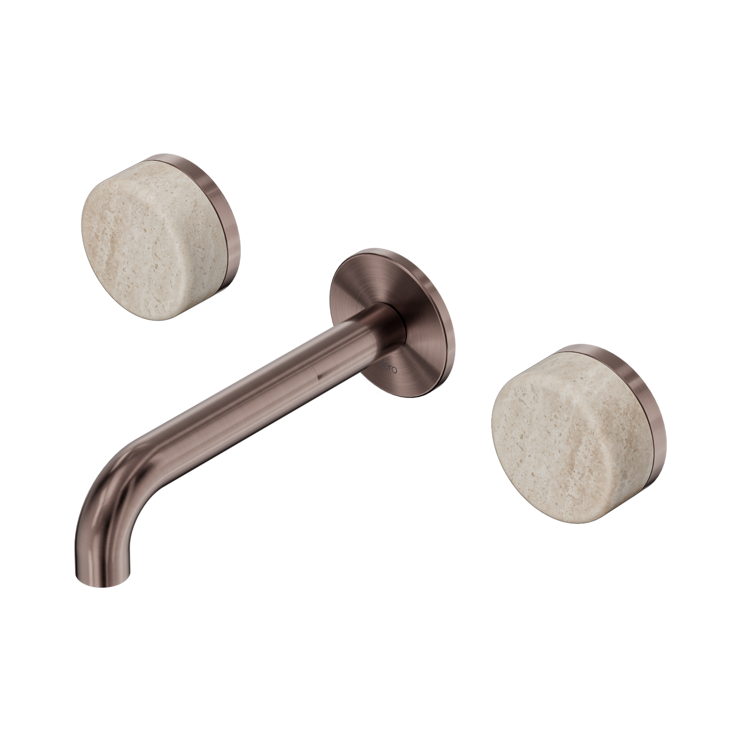 Nero Serenity 24D037BZ Wall Basin Set 160mm Spout With Rome Travertine Handle  5 Star / 5LPM