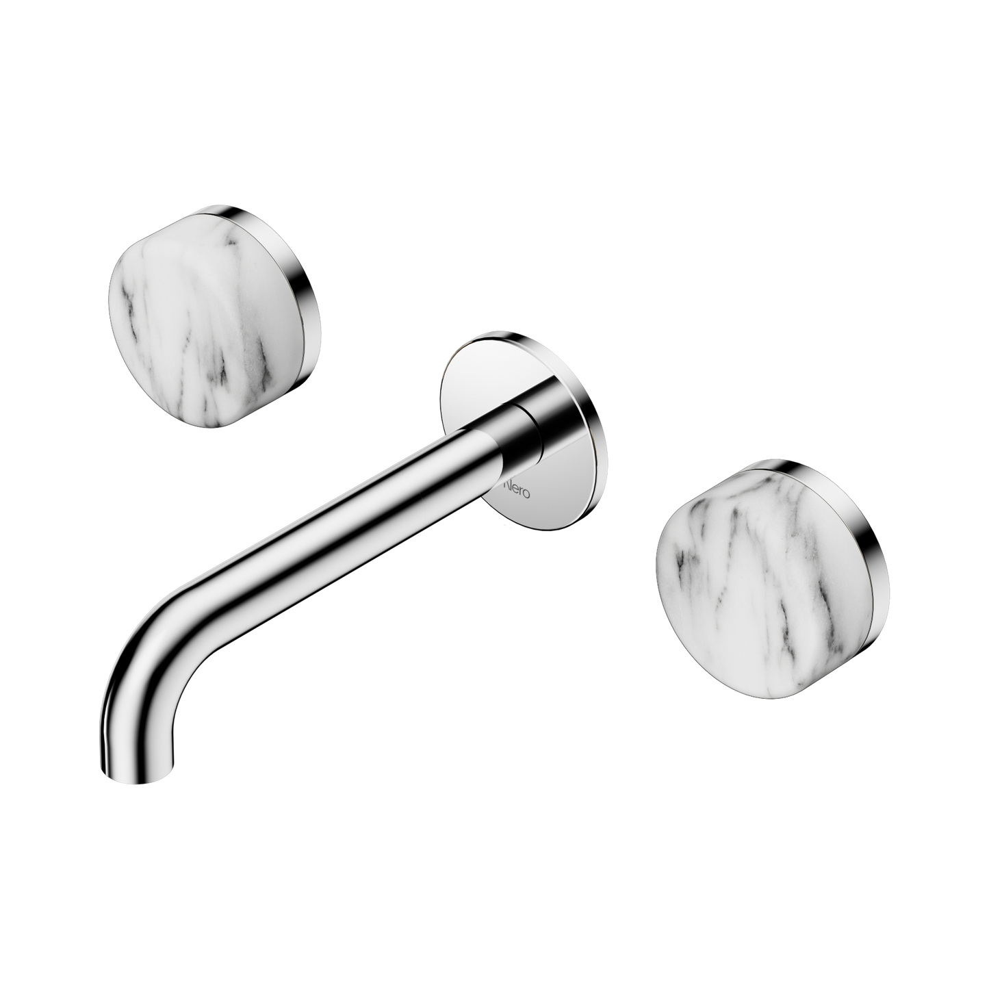 Nero Serenity 24D038CH Wall Basin Set 160mm Spout With Arabescato Corchia Handle  5 Star / 5LPM