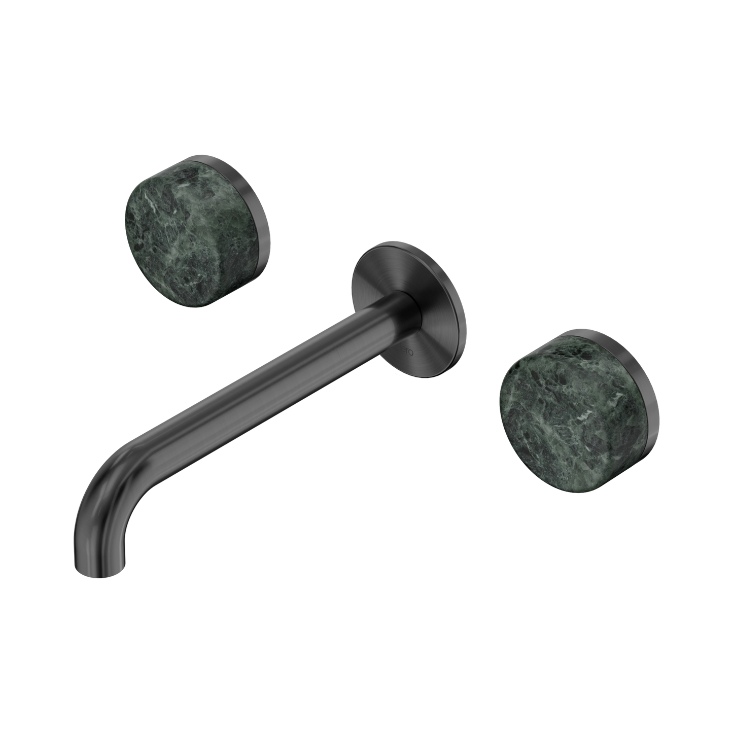 Nero Serenity 24D042GM Wall Basin Set 185mm Spout With Verde Alpi Handle Gun Metal 5 Star / 5LPM