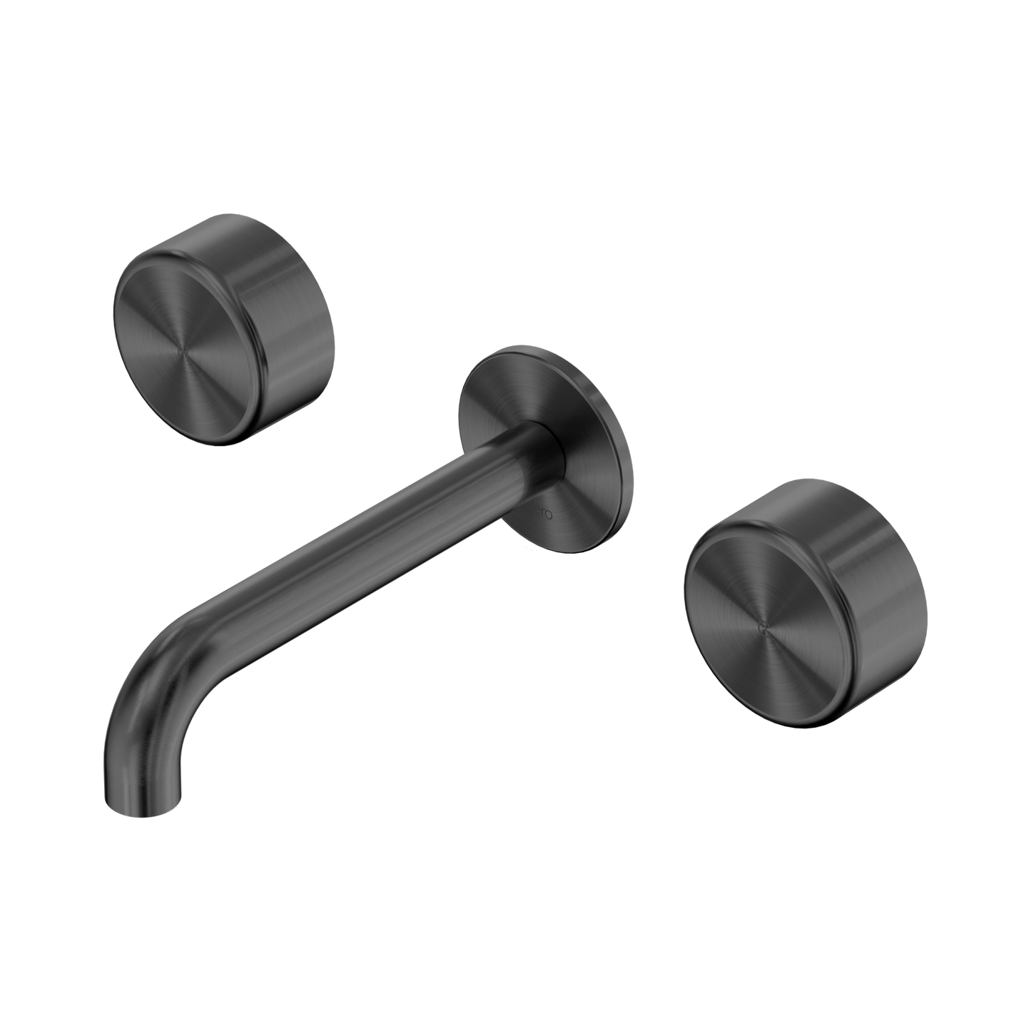 Nero Serenity 24D046GM Wall Basin Set 185mm Spout With Metal Handle Gun Metal 5 Star / 5LPM