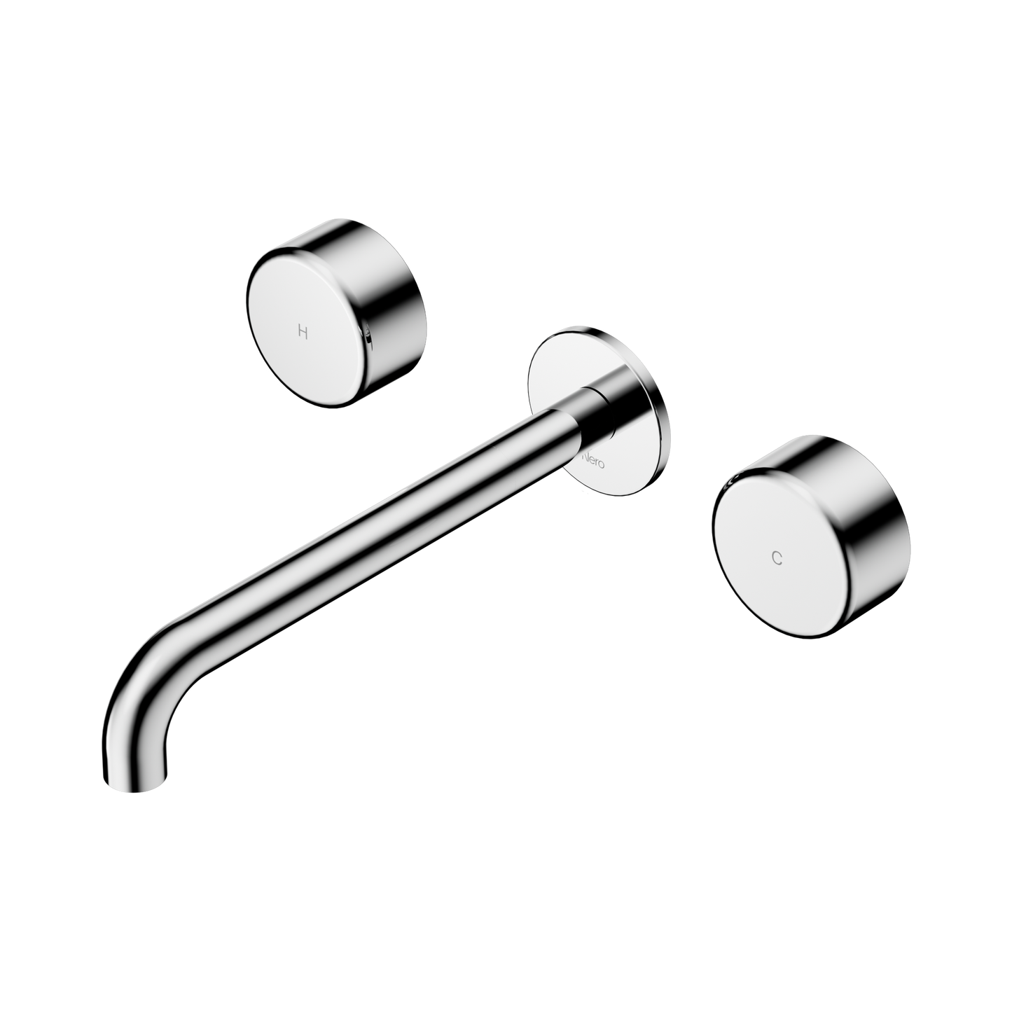 Nero Serenity 24D052CH Wall Basin Set 220mm Spout With Metal Handle  5 Star / 5LPM