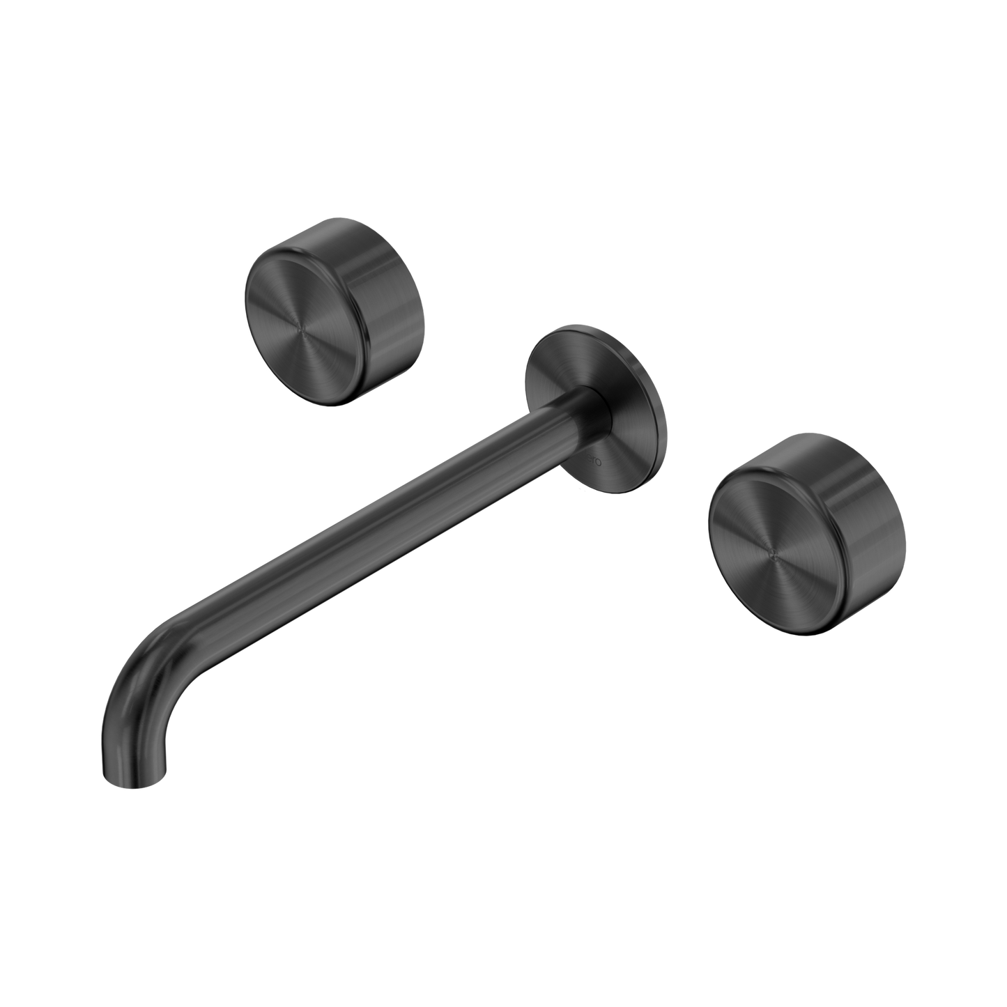 Nero Serenity 24D052GM Wall Basin Set 220mm Spout With Metal Handle Gun Metal 5 Star / 5LPM