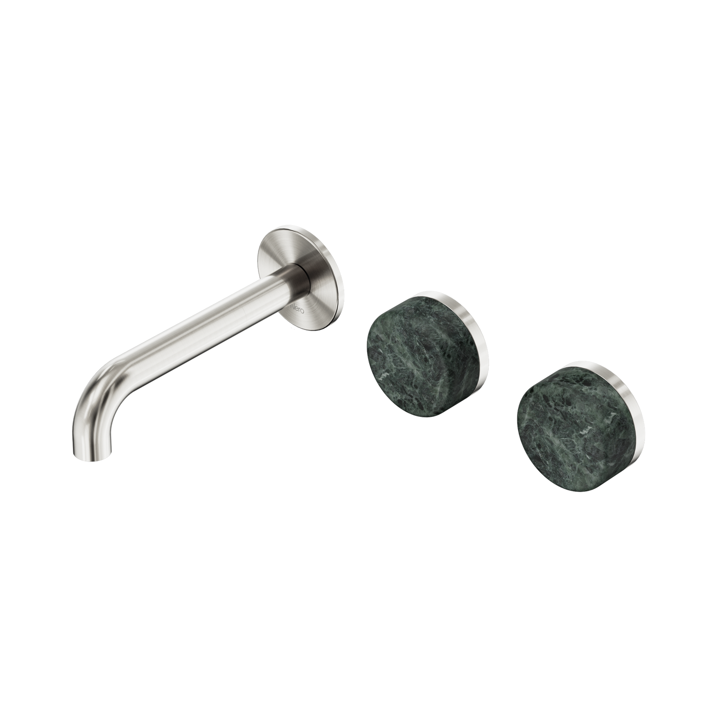 Nero Serenity 24D054BN Wall Basin Set 160mm Offset Spout With Verde Alpi Handle  5 Star / 5LPM
