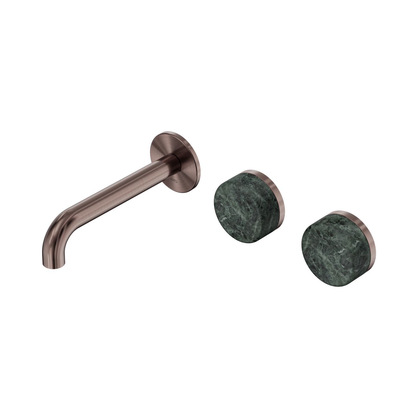 Nero Serenity 24D054BZ Wall Basin Set 160mm Offset Spout With Verde Alpi Handle  5 Star / 5LPM
