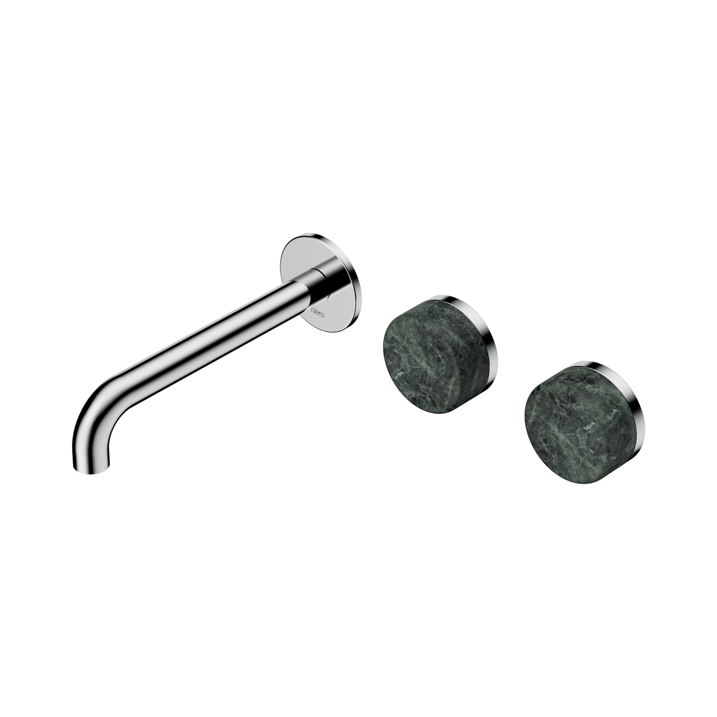 Nero Serenity 24D060CH Wall Basin Set 185mm Offset Spout With Verde Alpi Handle  5 Star / 5LPM