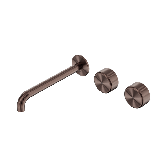 Nero Serenity 24D070BZ Wall Basin Set 220mm Offset Spout With Metal Handle  5 Star / 5LPM