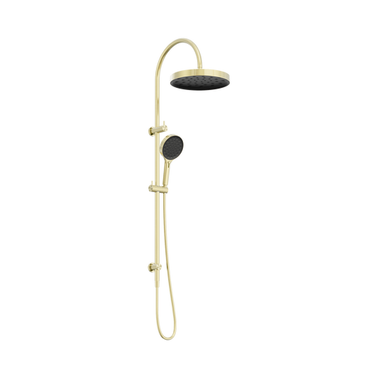 Serenity Twin Shower Brushed Gold