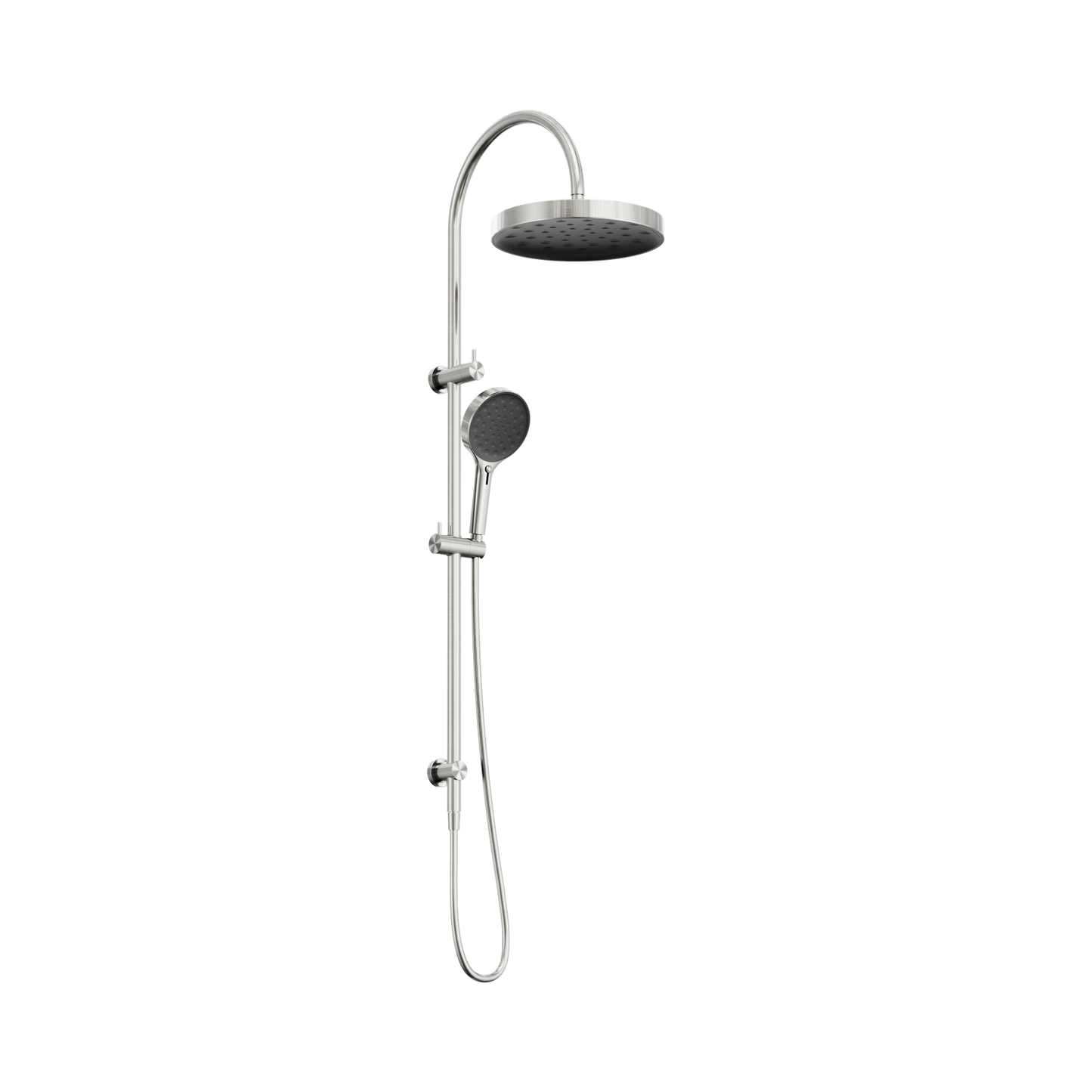 Serenity Twin Shower Brushed Nickel
