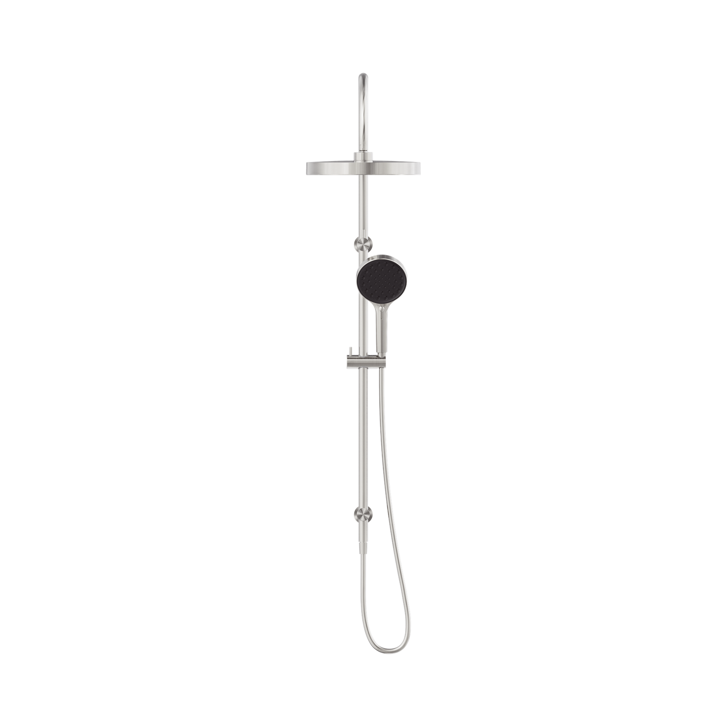 Serenity Twin Shower Brushed Nickel