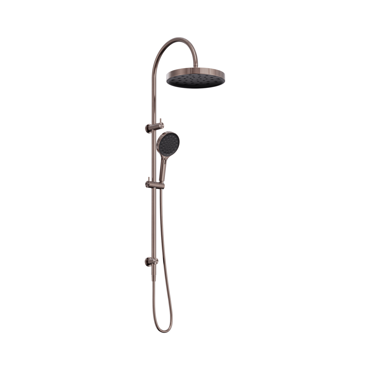 Serenity Twin Shower Brushed Bronze