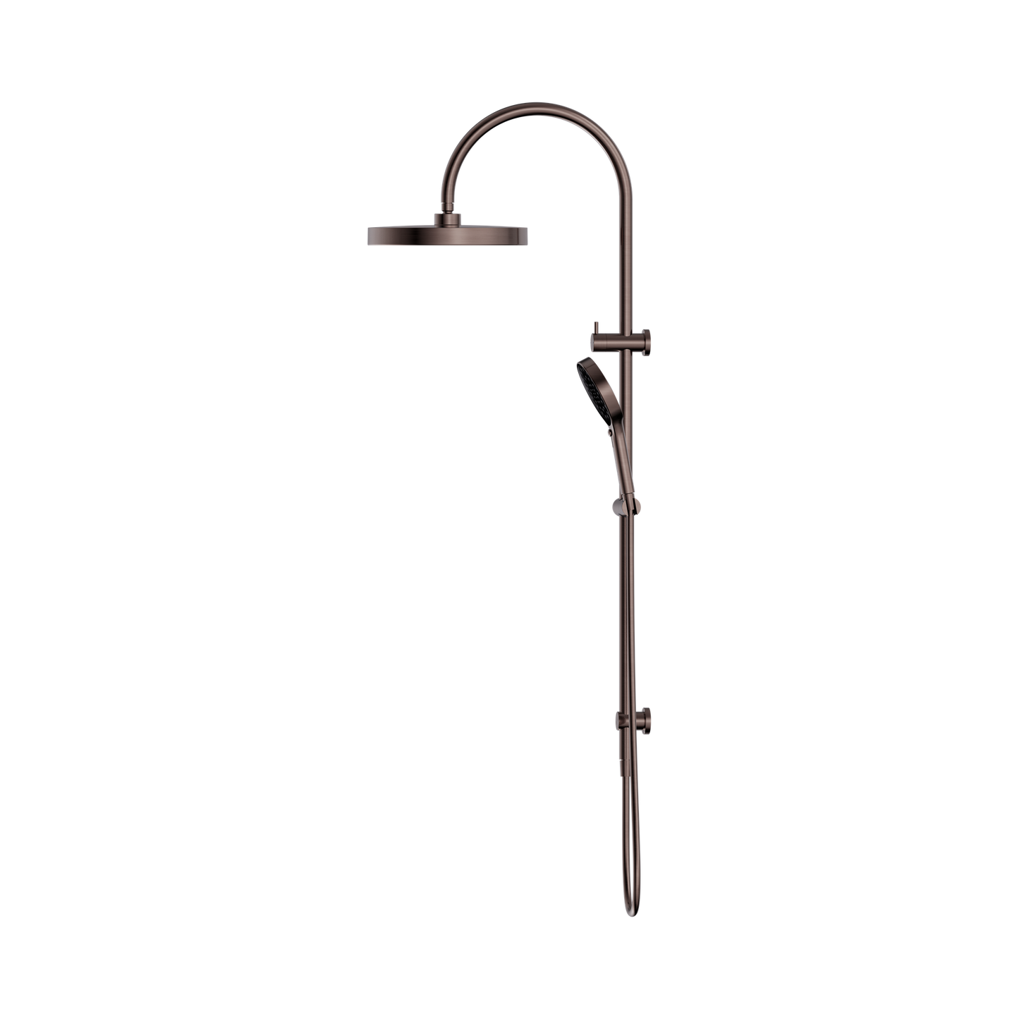 Serenity Twin Shower Brushed Bronze